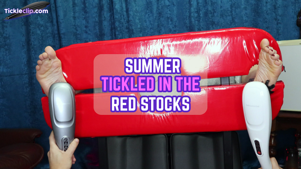 Summer Tickled in the Red Stocks